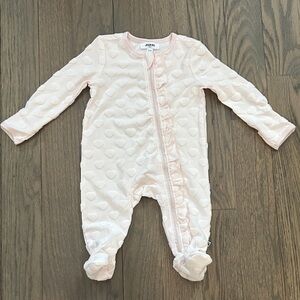 Jason Wu Pale Pink Heart Footed One-Piece